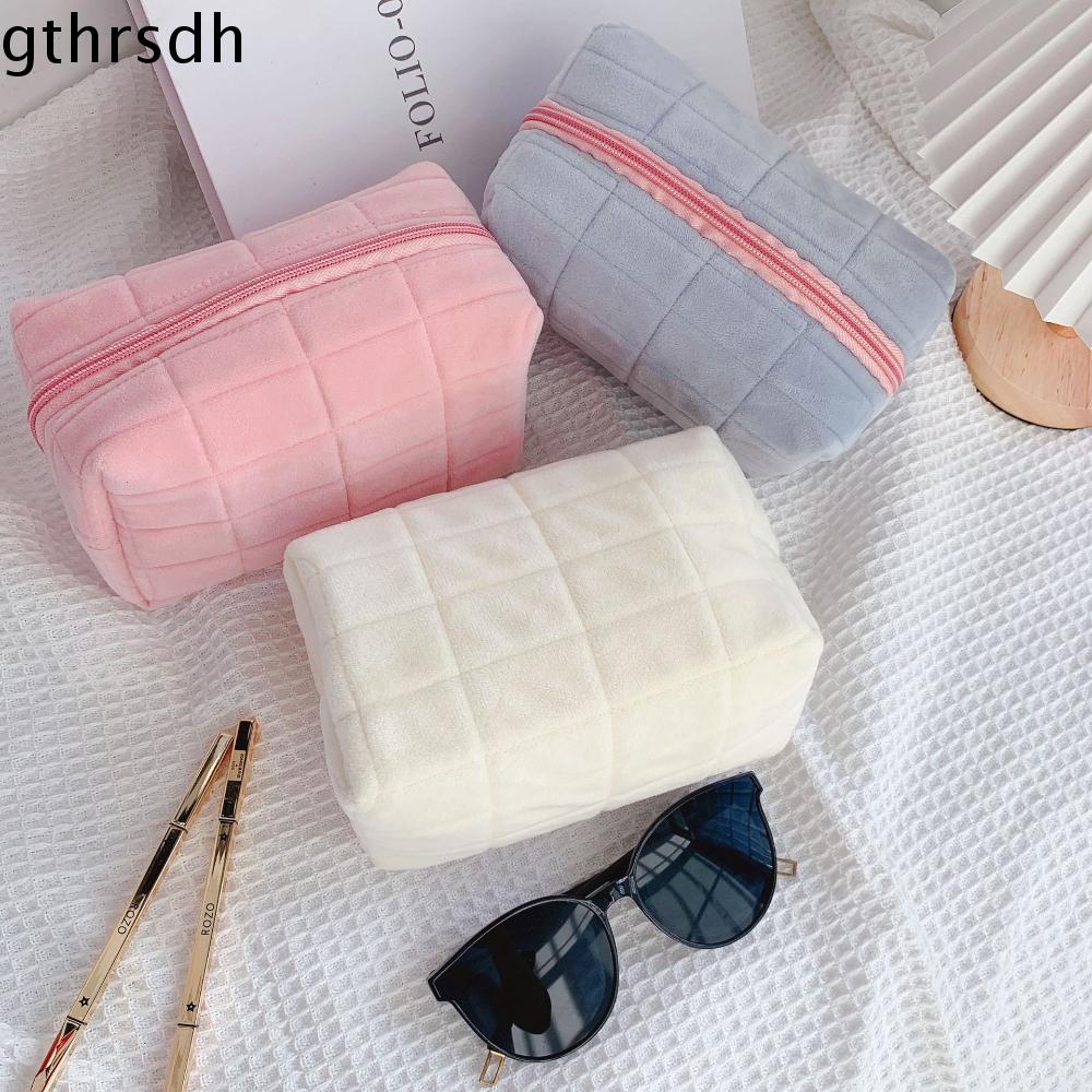 GTHRSDH Các cô gái Cầm tay Trường học Dung lượng lớn Túi dự trữ Du lịch Túi trang điểm Người tổ chức mỹ phẩm Hộp bút Hộp văn phòng phẩm