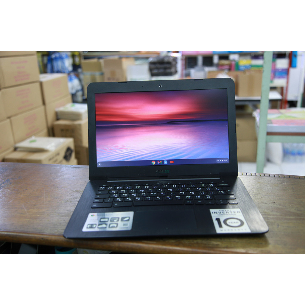 Asus Chromebook C300M ใช้ OS chrome สภาพดีมือสอง ราคา 2,500 บาท*ส่งฟรี