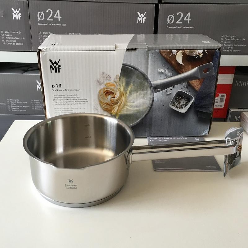 WMF 16cm Stainless Steel Saucepan with Glass Lip Singapore