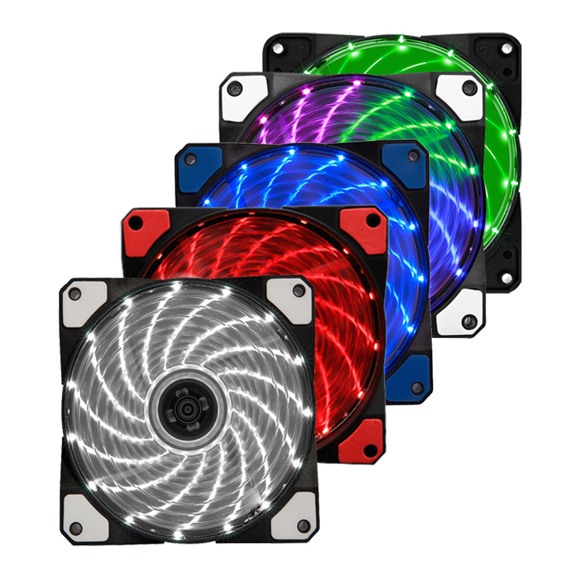 TrendVault 120mm Computer Case Fan Silent Fan CPU Cooling RGB Quiet PC Cooler Fan Case Fans Harga  12 Ringgit*Penghantaran Percuma