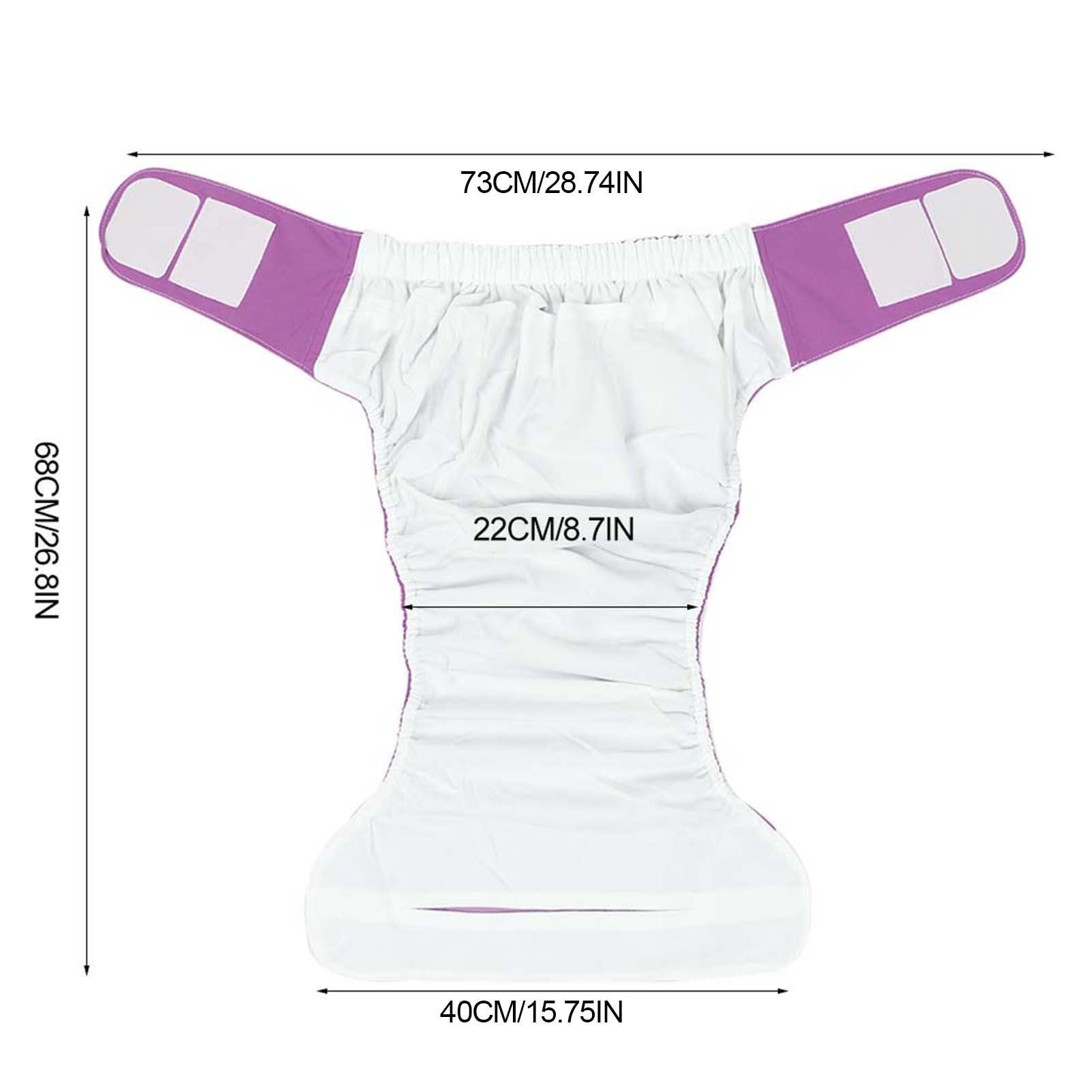 Tã người lớn Tã lót bỏ túi Có thể giặt được Tái sử dụng cho người cao tuổi Người lớn ở nhà Người trung niên