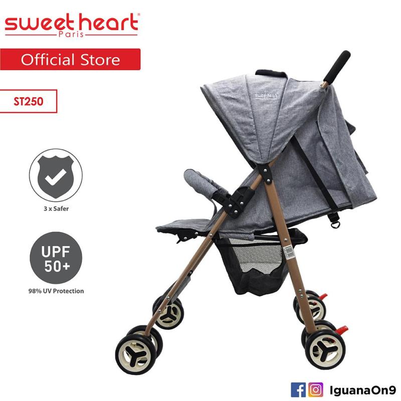 Sweet Heart Paris ST250 New Edition Compact Size Stroller with Multipostion Adjusted Backrest Singapore