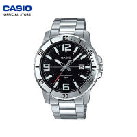 Casio (MTP-VD01D-1BVUDF) Silver Stainless Steel Strap Quartz 50 Meter Watch for Men