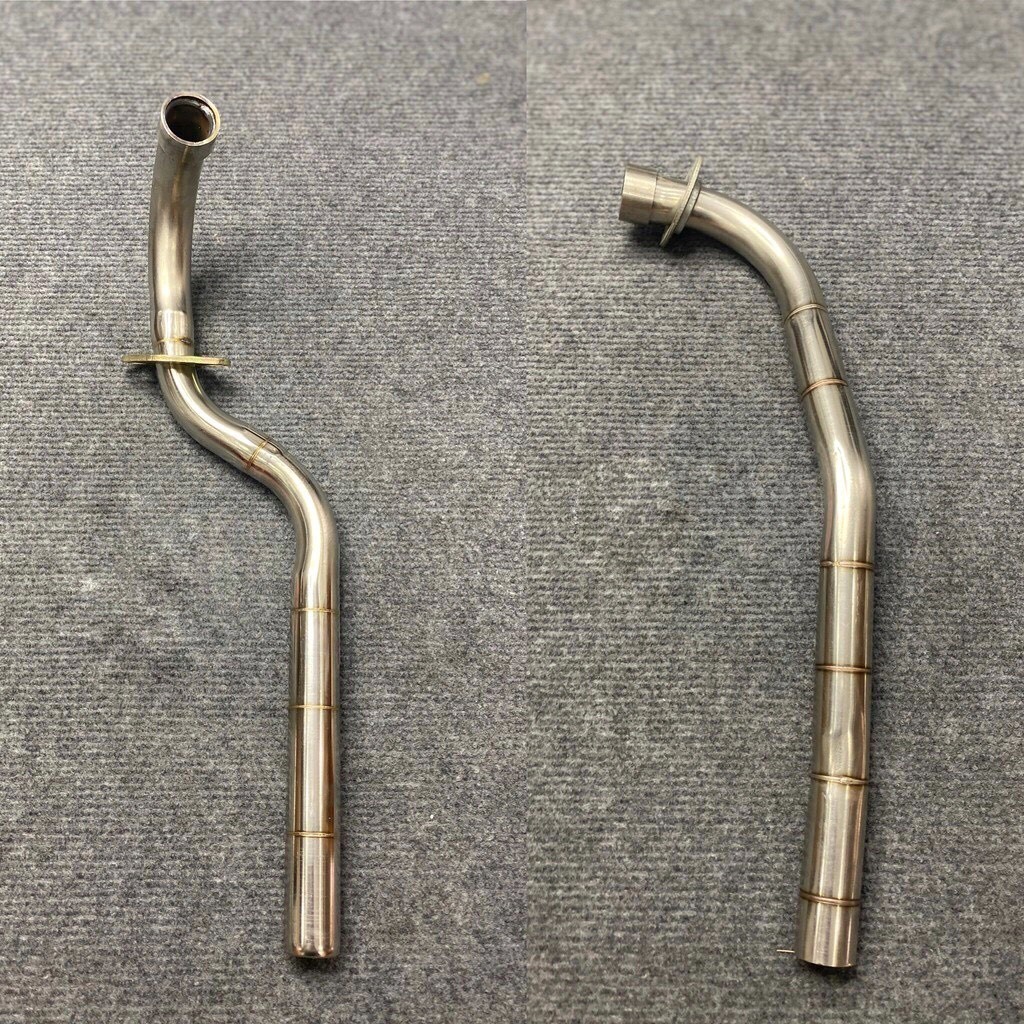 Cổ Pô Inox Cho Wave Alpha 100 - 110, S110, Rsx, Blade 110 Siêu Sáng Không Gỉ