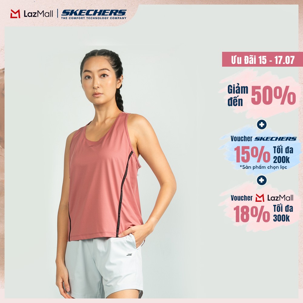 [Chỉ 15-17.07 - Voucher Skechers 18% + Voucher 18%] Sports Tank Top Nữ Skechers Walking Performance Sports Tank Top - SP325W297-WR01 Online Sale