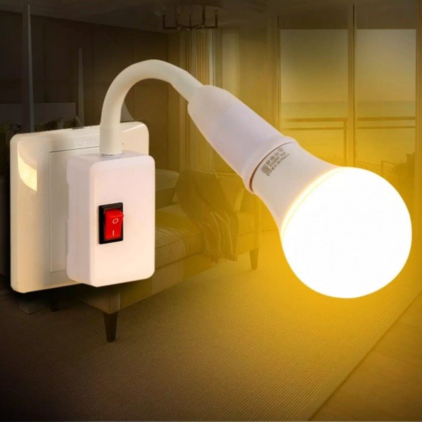 ⭐️ [SG SELLER] ⭐️ E27 Screw Socket In-line Lamp Holder / Home Energy Saving Wall Light Socket / ABS Synthetic Direct Plug In Light Bulb