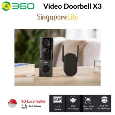 360 Botslab Video Doorbell X3: The Radar Sensor Wifi Doorbell