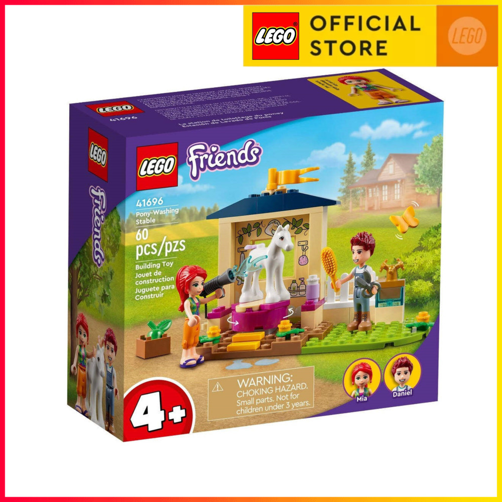 LEGO® 41696 Friends Pony-Washing Stable 60pcs 4+ Đồ Chơi Lắp Ráp lego