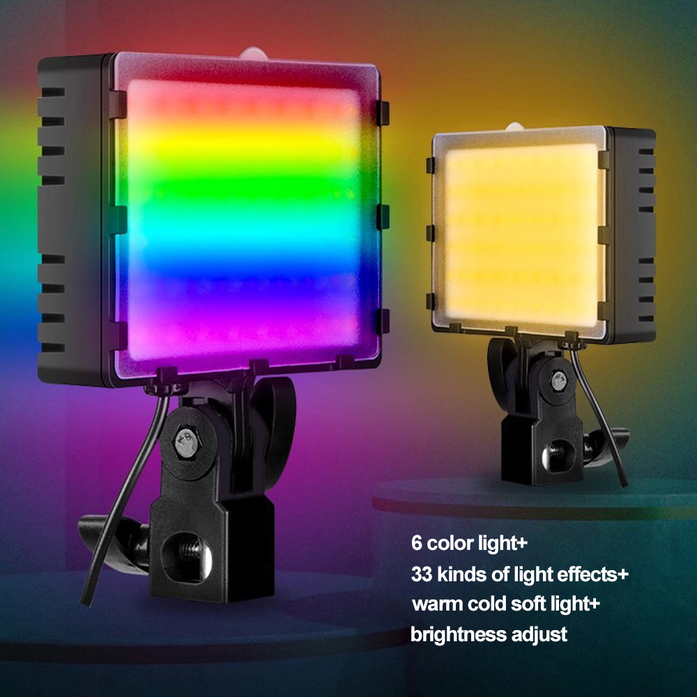 Vl-144 RGB LED video light photography dimmable fill camera lighting panel