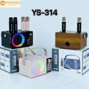 YS-314 Portable Bluetooth Karaoke Speaker with Dual Microphones