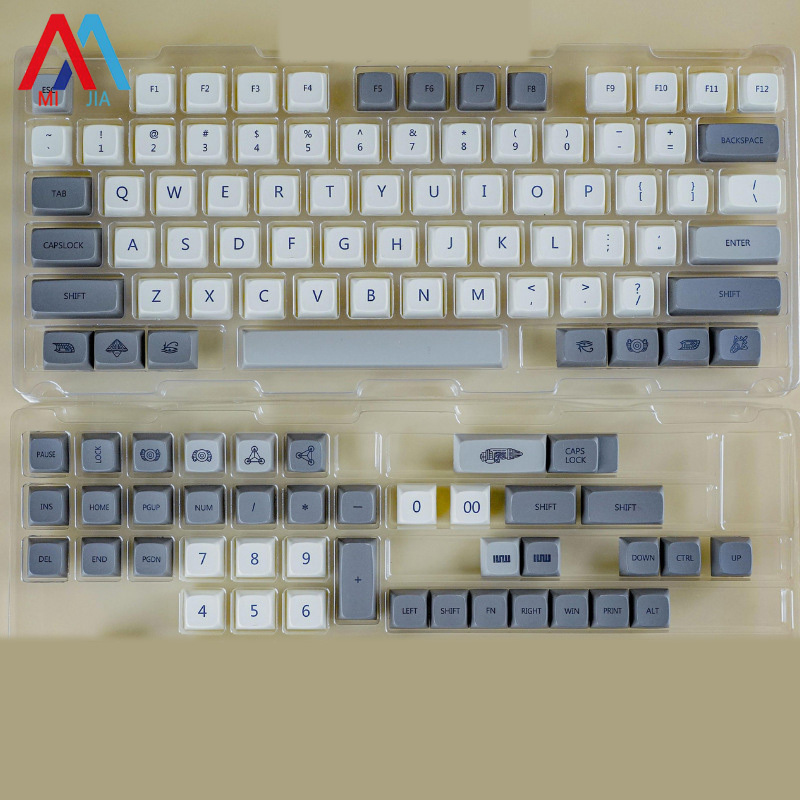 Xiaomimijia cảm hứng PBT thăng hoa Keycaps Bàn Phím Cơ Keycaps xda chiều cao tùy chỉnh DIY cá nhân Keycaps