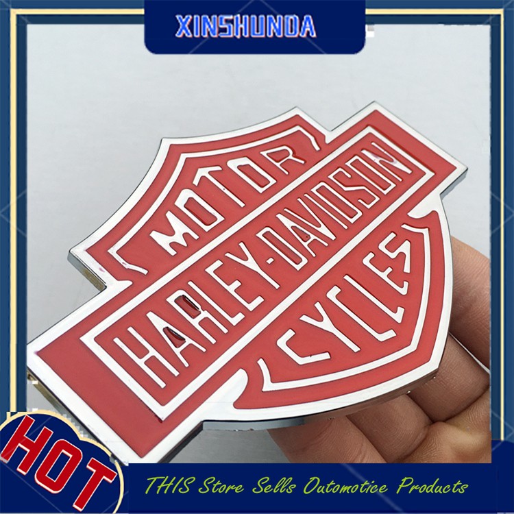 Xsd 1 x Kim Loại Harley Davidson động cơ tấm gắn logo Sticker Decal