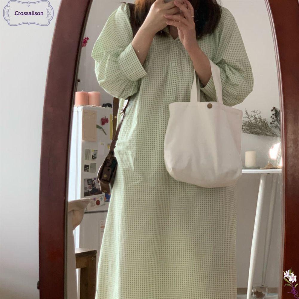 CROSSALISON Màu morandi Túi xách mini Thời trang Di động Túi mỹ phẩm đơn giản Mới Tinh khiết cho nữ Túi đựng đồ thông thường