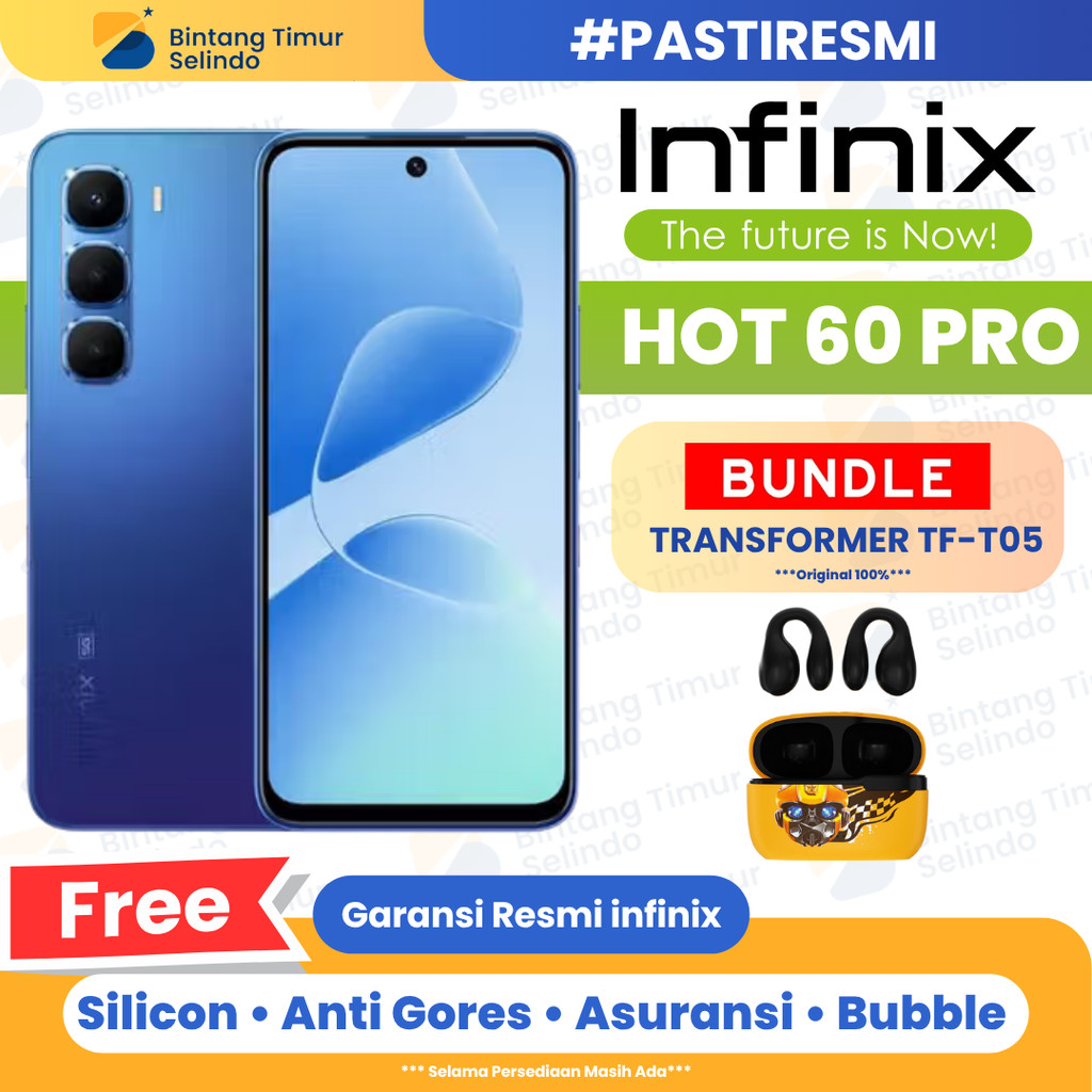 Infinix Hot 60 Pro 8/128GB & 8/256GB-1 year official warranty Giá 2,125,000 Đồng*Miễn phí vận chuyển