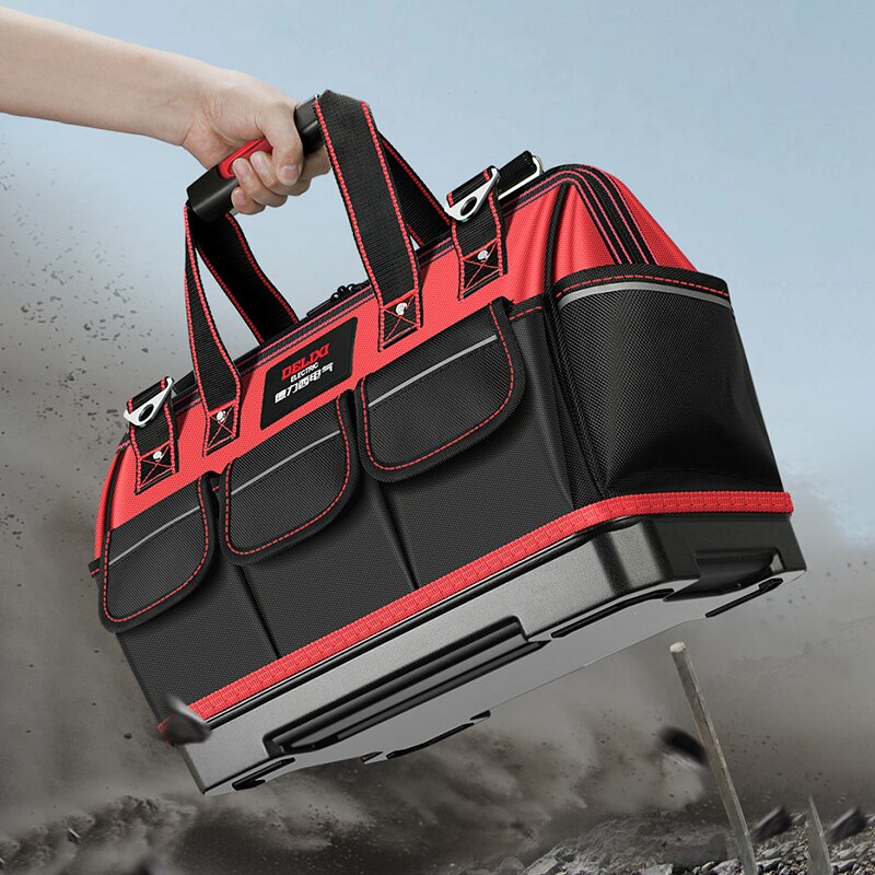 Giá Trị Purchasing2023 2023 dụng cụ mới Túi 1680D vải oxford Thợ Điện Organizer Thợ Thợ Thợ Thợ Lưu Trữ Chuyên Nghiệp Công Cụ Túi xách sức chứa lớn Toolbag