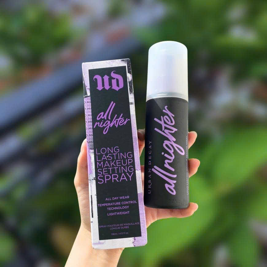 Xịt Khoá Lớp Trang Điểm Urban Decay All Night Xịt Khoá Make Up Cố Định Lớp Trang Điểm Bền Màu 118ml