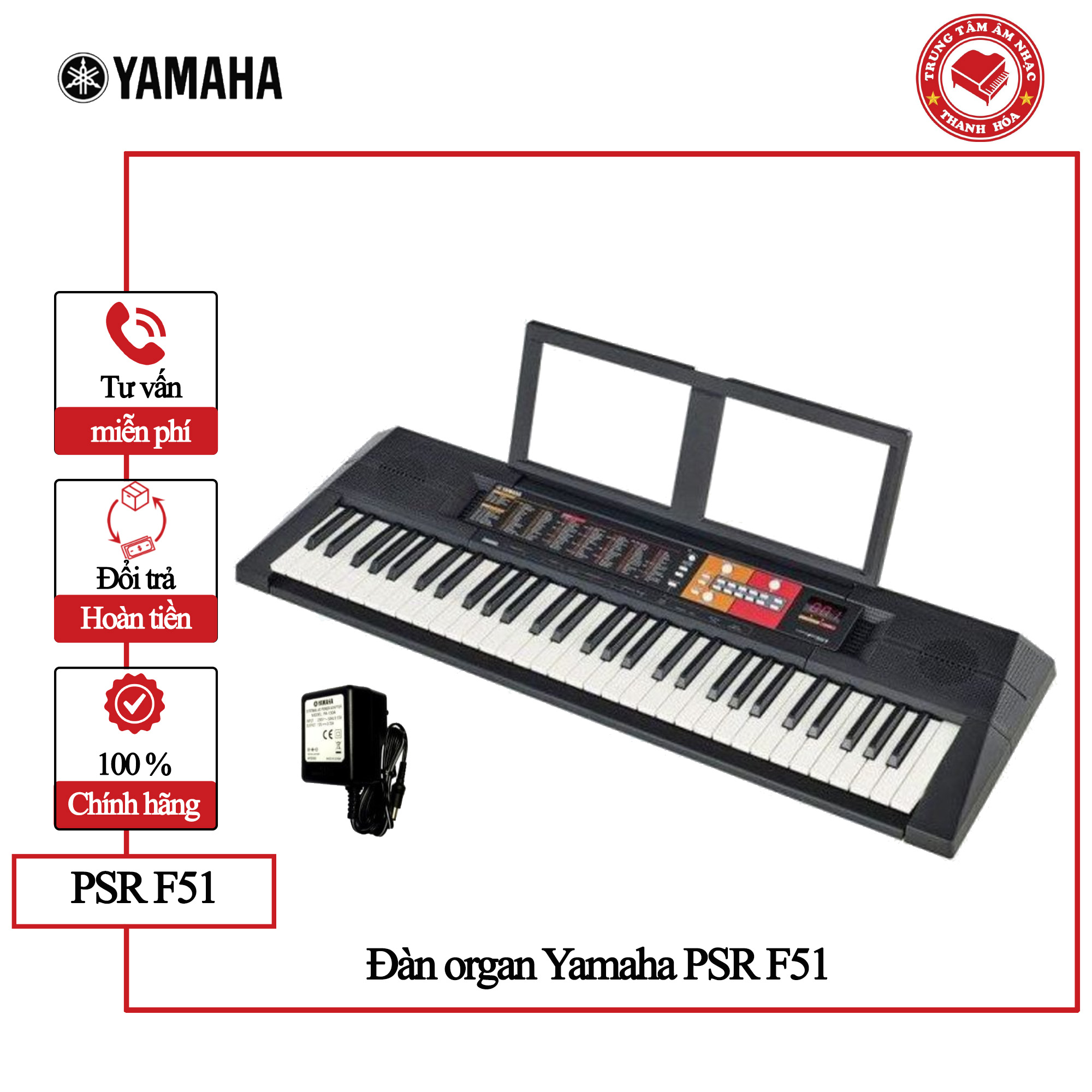 Đàn Organ Yamaha PSR F51 - Keyboard Yamaha F51 Hàng chính hãng