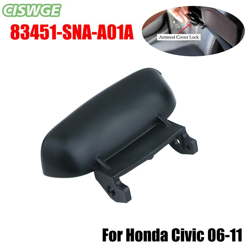 [CISWGE Auto] Tay vịn Bìa nắp khóa trung tâm giao diện điều khiển Latch & mùa xuân phụ kiện cho Honda Civic Coupe 2006 -2011 83451sna-a01za
