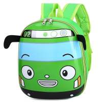 Just Star Cute Cartoon Car Backpack for Kids - Lightweight Waterproof and Breathable