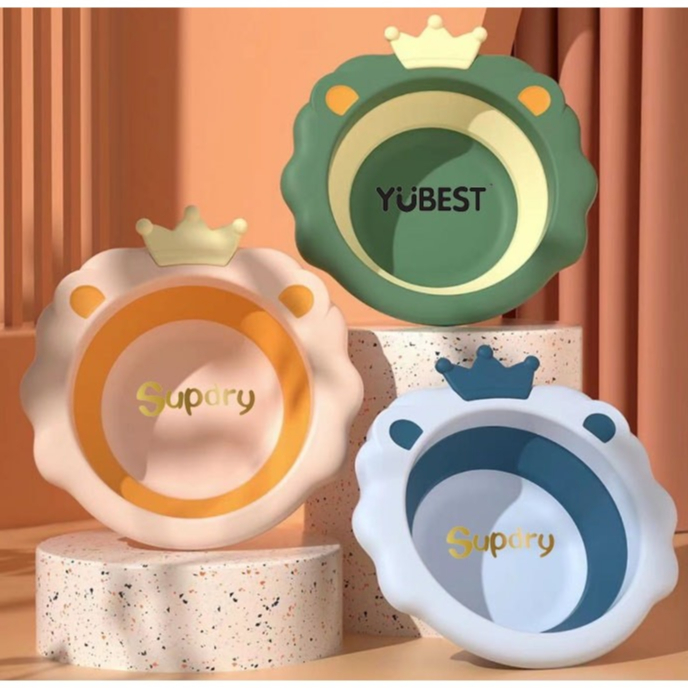 Chậu rửa mặt gấp gọn supdry yubest dễ thương Mamababyvn