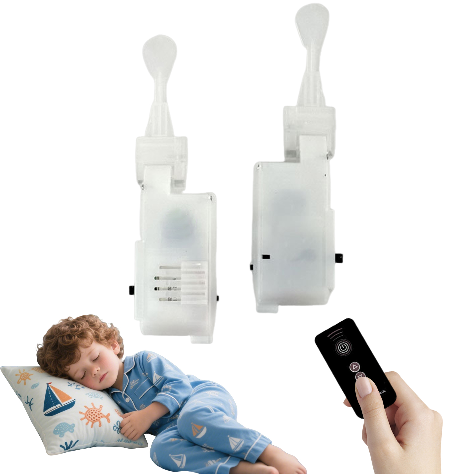 Baby Patter Sleep Générique, Patting Hand Soother, Automatic Soother, Cute Cartoon Animal Design Doll, Ideal for Bedtime and Naptime, Startle Prevention