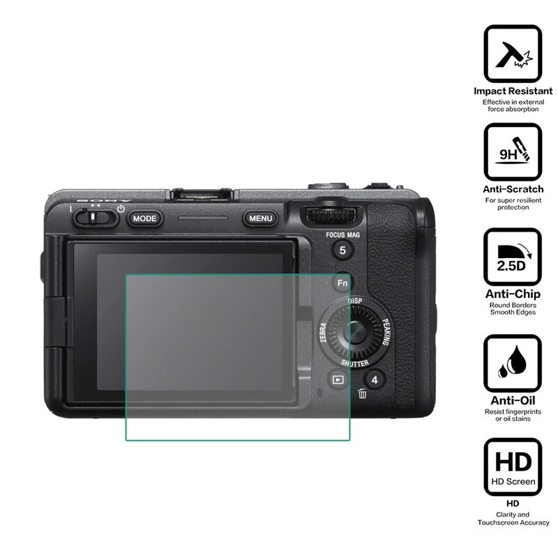 Tempered Glass Protector Guard Cover For Sony Alpha FX3 ILME