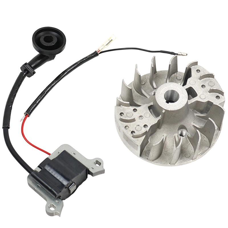 【Latest model】40-5 Magnetic Flywheel High Voltage Set Igniter Two-Punch Lawn Mower for 40-5 Engine Accessories 43cc 52cc