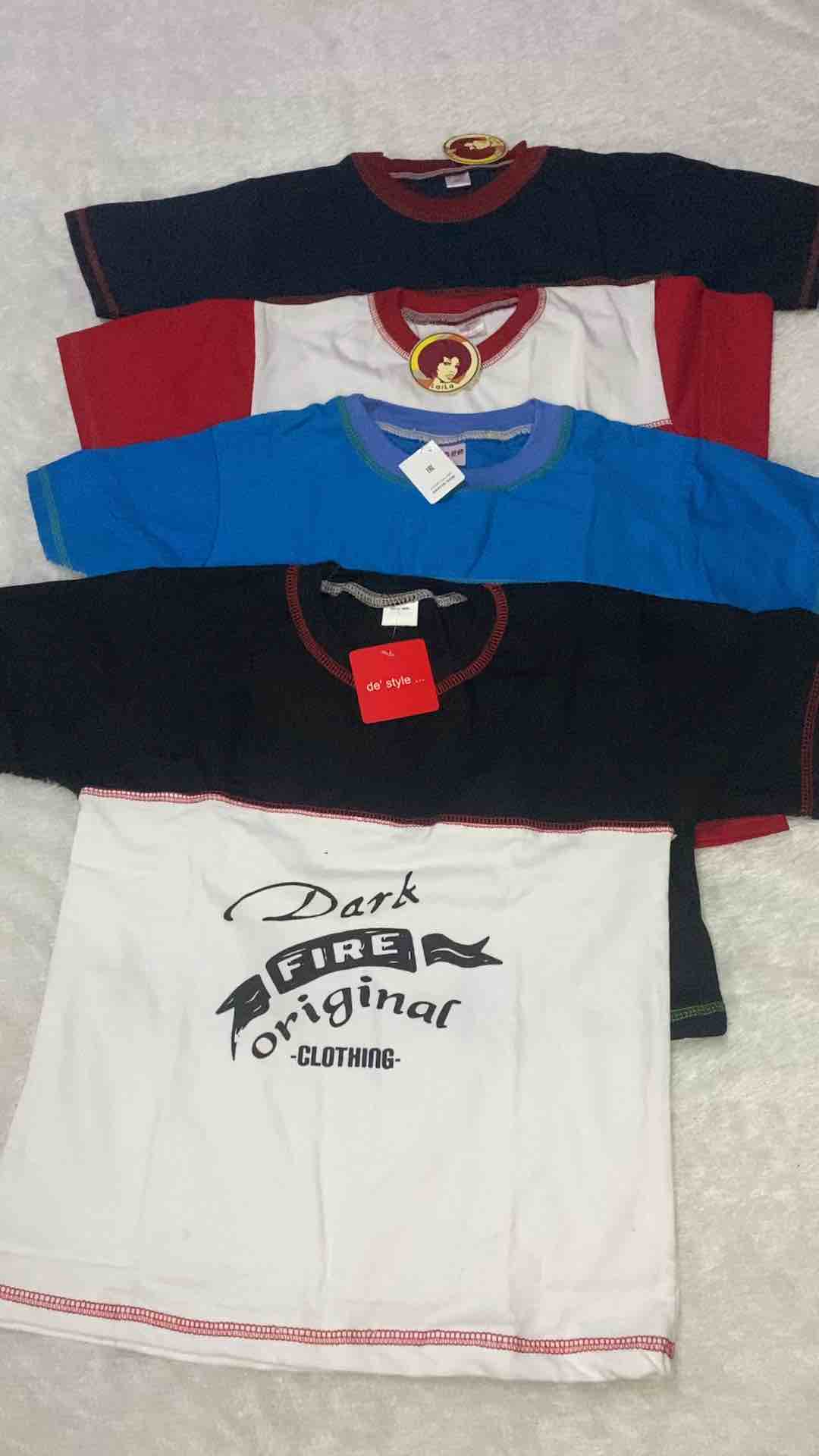 KAOS ANAK ISI 5 T SHIRT KIDS HARIAN PREMIUM KATUN