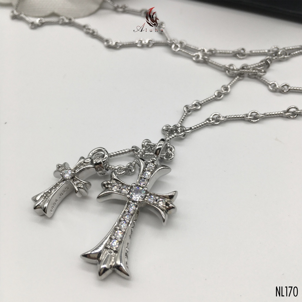 Chrome Hearts double cross necklace