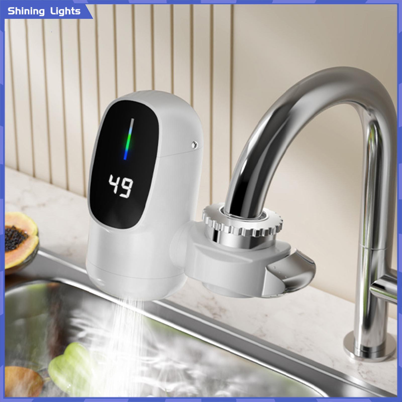 Baoblaze Điện Tap Nhà Bếp vòi sưởi ấm Tankless Xoay Nóng Máy Nước Nóng Vòi Nước điện nhanh vòi sưởi ấm Cho Văn Phòng Nhà Bếp Quán Cà Phê