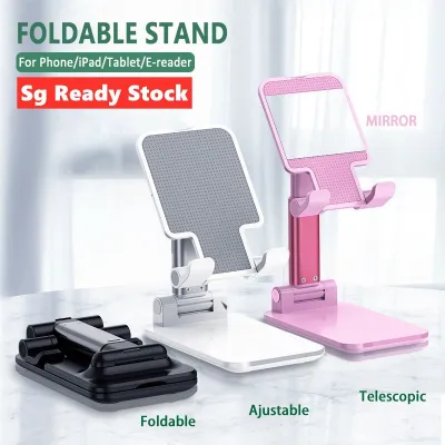 🔥Local Seller🔥 New Portable Mobile Tablet Holder Folding desktop phone stand Foldable telescopic Holder Universal Phone Stand
