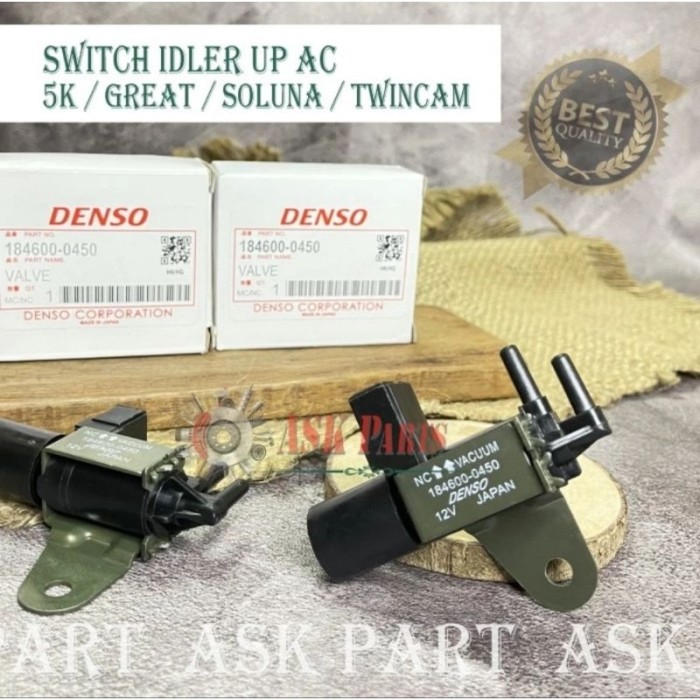 VACUM VACUUM AC SWITCH IDLE UP AC DENSO TOYOTA KIJANG 3K 4K 5K 7K SOLUNA TWIN CAM GREAT Giá 77,500 Đồng*Miễn phí vận chuyển