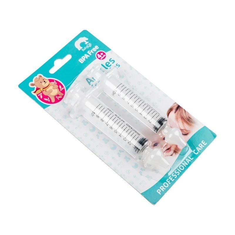 BRIGHTIE Pencuci Hidung Bayi 宝宝洗鼻器 Nasal Washer Infant Nasal Irrigator Gentle Mucus Cleaner Safe Baby Nose Cleaning Tool Easy Use