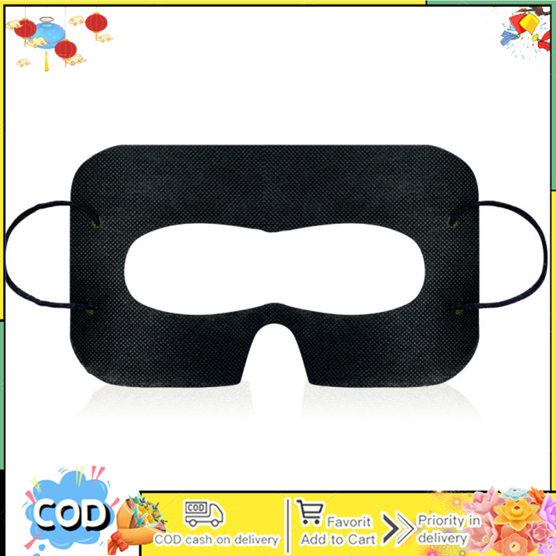 100 pcs vệ sinh dùng một lần VR Mặt nạ mắt mồ hôi bằng chứng mềm mại thoáng khí không vải dệt mặt nạ tương thích cho Oculus Quest 2
