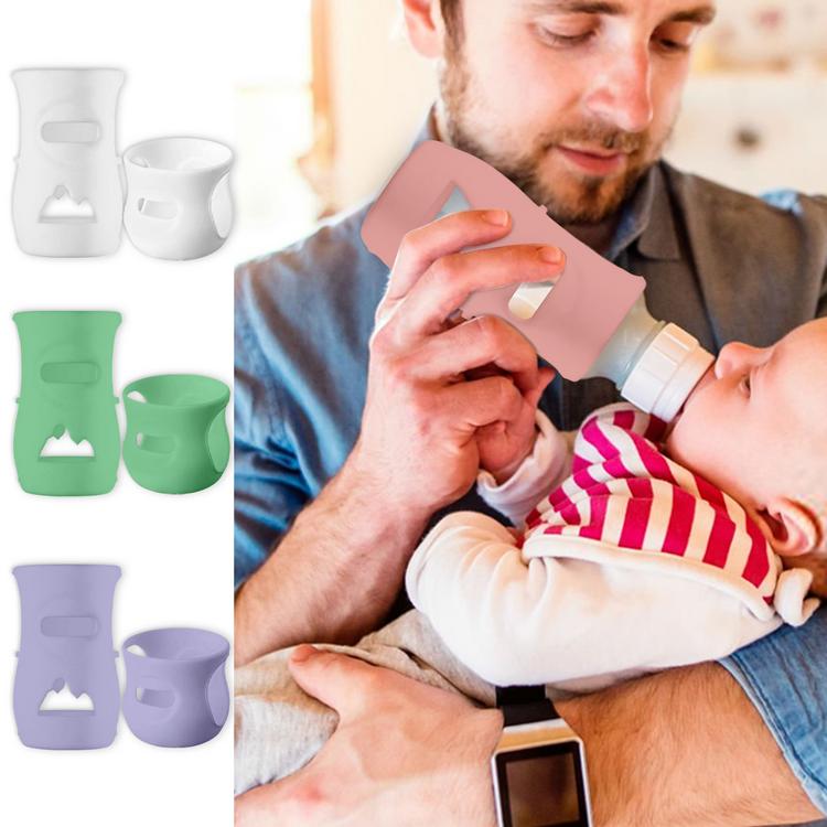 ปลอกหมขวดนม ปลอกหมฉนวนขวดนม ปลอกขวดนมแกวเกรดอาหาร ปลอกหมฉนวนขวดนมสำหรบเดกเลกทนความรอนสำหรบพนรอบดาน ingenious ราคา 139 บาท*ส่งฟรี