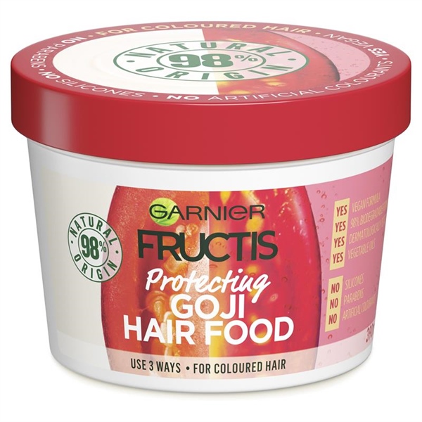 Kem ủ tóc Garnier Fructis Protecting Goji Hair Food 390ml