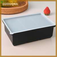 GUOUQNA Giant Storage For Food Meal Sauce With Lid Silicone Freezer Trays Extra Large Soup Ice 3 Cubes Tray Food Freezing Molds