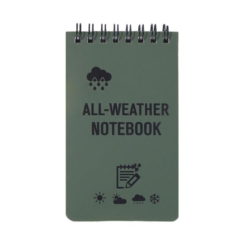 Waterproof Notebook Tacticals Pocket Notebook All Weather Paper Notebook 7.6x12.7cm for Outdoor Activities Recording - 3