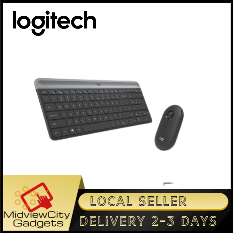 Logitech MK470 Slim, Compact and Quiet Wireless Keyboard and Mouse Combo Singapore