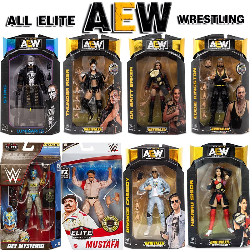WWE/AEW /WWF/WCW Figure Rare Collection PVC All Elite, 49% OFF