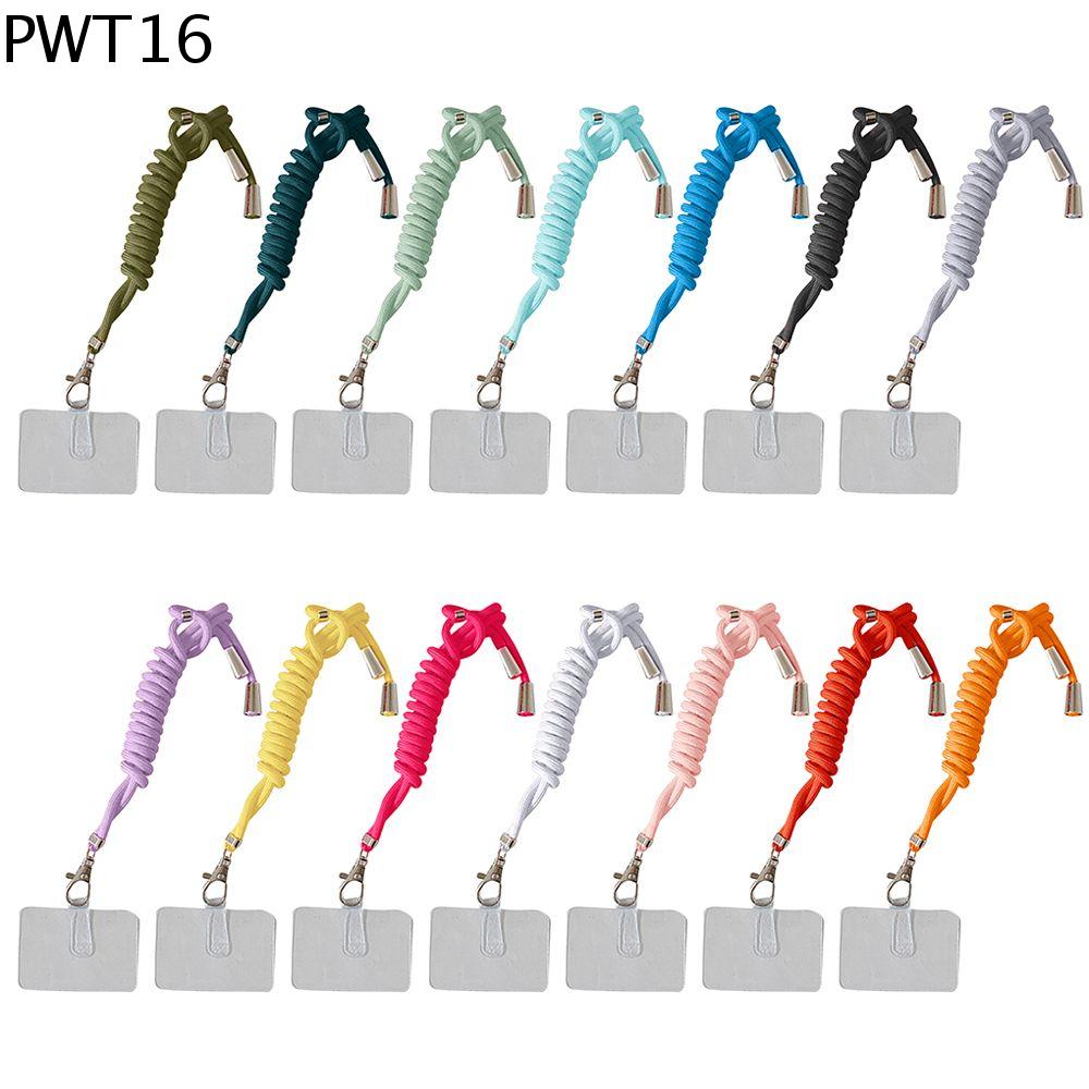 PWT16 Có thể tháo rời Phổ Trở lại Sticker Cổ Treo Chống mất An toàn Cổ có thể tháo rời Dây Dây Buộc điện thoại Điện Thoại di động Dây Đeo Điện thoại Treo Sợi Dây Thừng