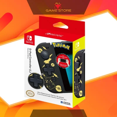 HORI Nintendo Switch D-Pad Controller (L) Pikachu Black-Gold Edition (NSW-297U)