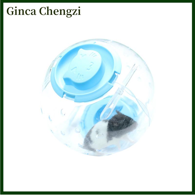 Ginca Dễ thương hamster tập thể dục bóng trong suốt hamster chạy bóng động vật nhỏ vật nuôi cung cấp nhiều lỗ thông gió hamster bóng - 3