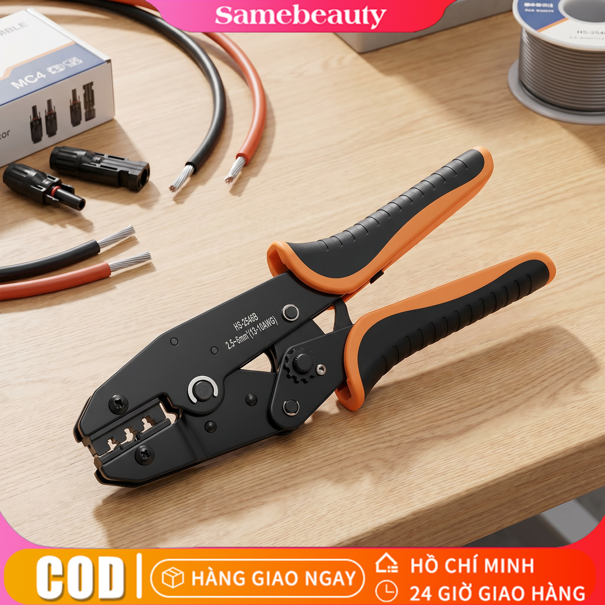 【FREESHIP】Kiềm bấm cos IWISS đa năng siêu tốt - Kìm bóp cos tròn, cos kim, cos y các loại Giá 159,290 Đồng*Miễn phí vận chuyển