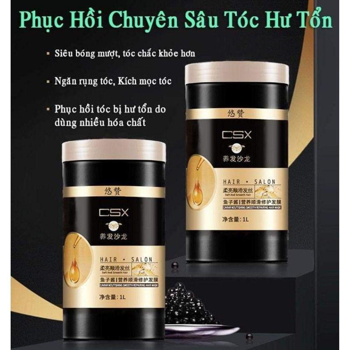 Ủ tóc trứng cá ϯầṃ mềm mượt csx - hũ 1000