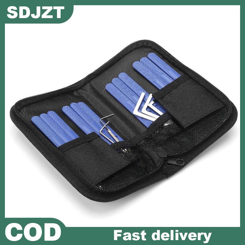 【SDJZT Tools】 17Pcs Thợ Khóa Công Cụ Kit Với Xử Lý Khóa Chọn Đa Công Cụ Cho Người Mới Bắt Đầu Đào Tạo Khóa Chuyên Nghiệp Bảo Trì Giá 84,403 Đồng*Miễn phí vận chuyển