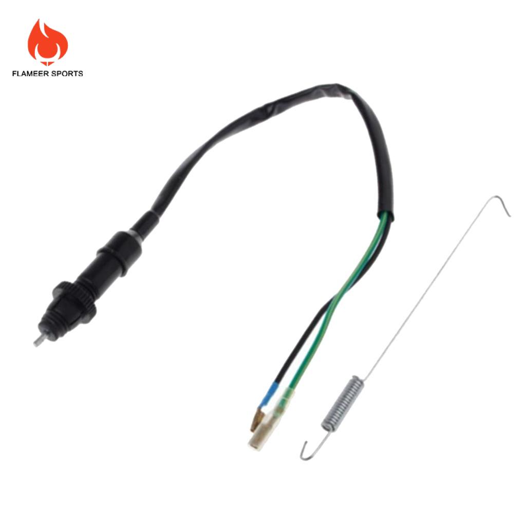 Flameer phổ xe máy Đèn phanh phía sau thiết bị chuyển mạch mùa xuân Kit cho xe đạp ATV