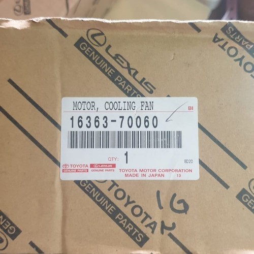 motor fan kipas radiator Lexus RX 270 Original Genuine 16363-70060 Harga 3,990,000 rupiah*Gratis Ongkir
