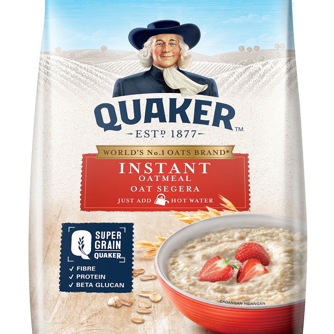 Quaker Instant Oatmeal 1000G. ราคา 99 บาท*ส่งฟรี