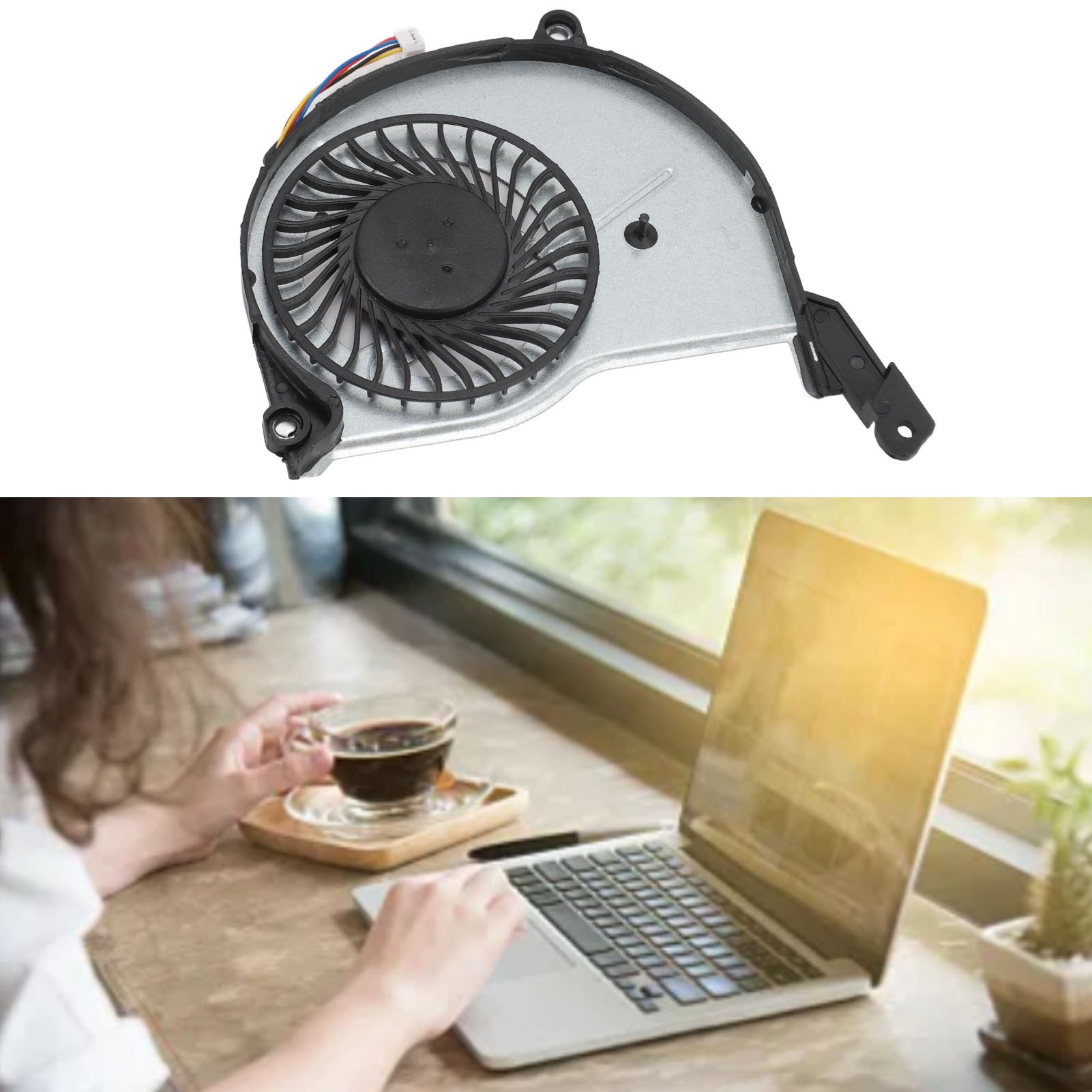 Garosa Quạt làm mát CPU thay thế Hợp kim nhôm và ABS Bền nhỏ gọn DC 5V 0 28-0 5A CPU làm mát cho máy tính xách tay Giá 150,000 Đồng*Miễn phí vận chuyển
